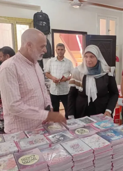 ”تضامن الغربية” والجمعية الشرعية ينظمان أكبر معرض مجاني للأدوات المدرسية ببسيون لخدمة الأسر الأولى بالرعاية