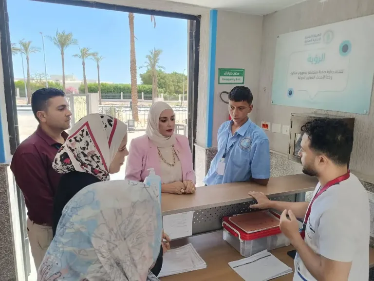 زيارة مرورية تفقدية لوحدة طب أسرة طابا