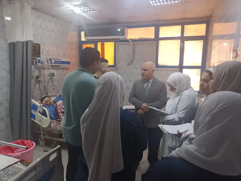 وكيل وزارة الصحة يتفقد مستشفى بهتيم المركزي ويشدد على الإنضباط وجودة الخدمة