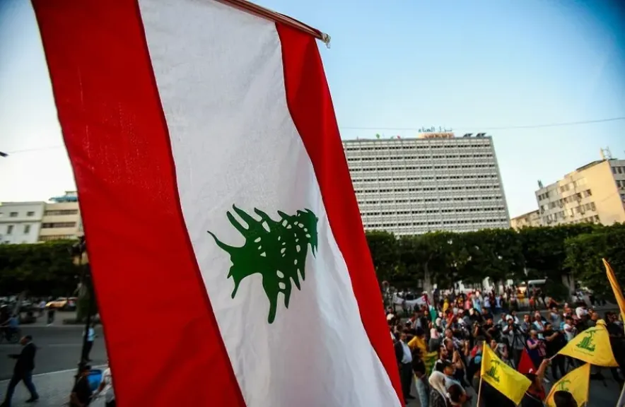 من مظاهرات حزب الله في بيروت