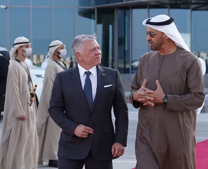 محمد بن زايد والملك عبدالله الثاني: نرفض الخطة الإسرائيلية لاحتلال غزة وضم الضفة