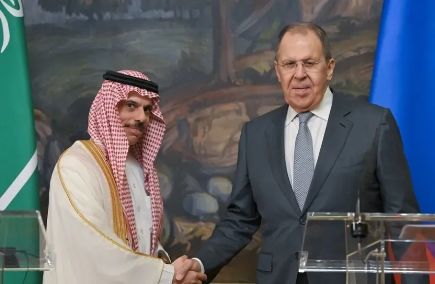 وزيرا خارجية روسيا والسعودية 