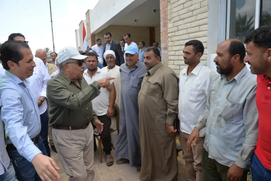 محافظ الدقهلية يشهد التشغيل التجريبي لمصنع تدوير المخلفات الزراعية بقلابشو على مساحة 30 فدانًا