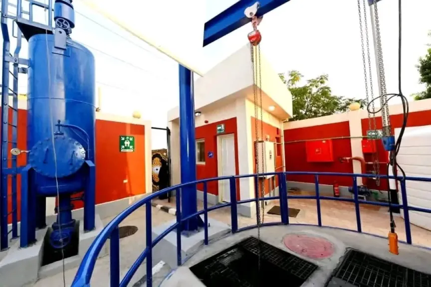 وزير الإسكان ومحافظ الشرقية يفتتحان محطة رفع صرف صحي ”البقلي” بمركز الزقازيق