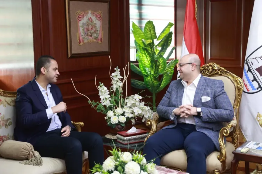محافظ بني سويف يستقبل نائب وزير الصحة لبحث خطط تطوير المنظومة الصحية وتحسين مستوى الرعاية