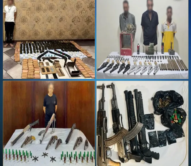 مداهمة نوعية تنهي أسطورة مجرمين خطرين وتكشف مخطط جلب مخدرات وأسلحة