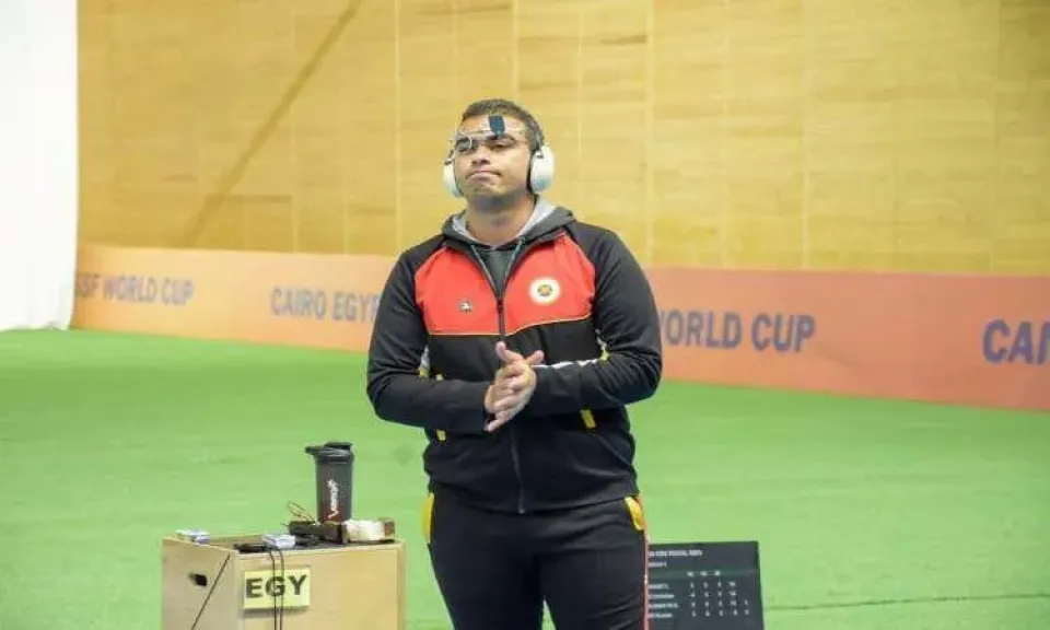 عمر خالد يكتب التاريخ.. سادس العالم في بطولة كأس العالم للرماية بالصين