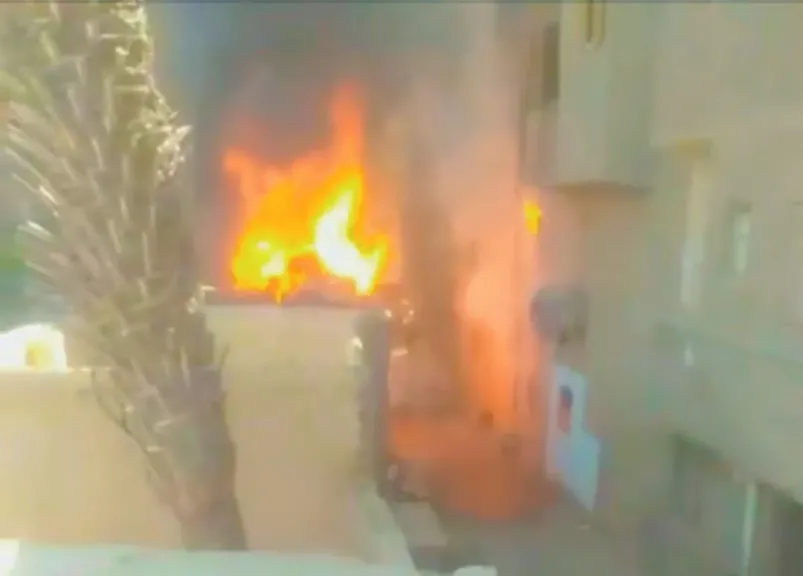 الحماية المدنية تسيطر على حريق مفاجئ خلف مقابر سيدي خلف بالمحلة الكبرى