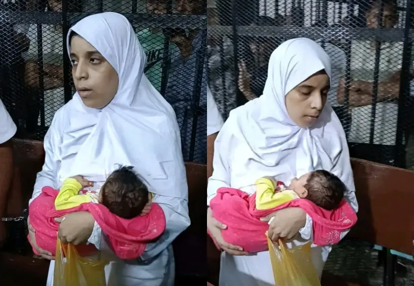 بعد ظهوره معها في المحكمة.. إليك مصير رضيع المتهمة بقتل زوجها وأبنائه الـ6 بالسم في المنيا