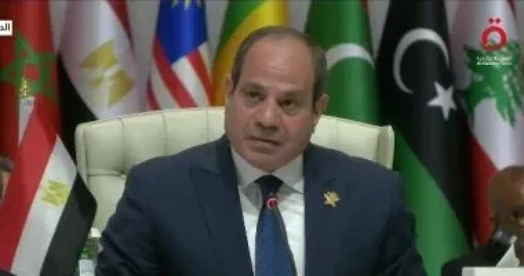 الرئيس السيسى لشعب إسرائيل: ما يجرى يهدد أمنكم ويجهض اتفاقيات السلام القائمة