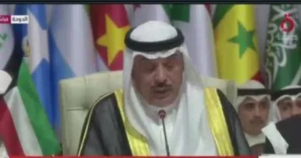 ولي عهد الكويت امام قمة الدوحة