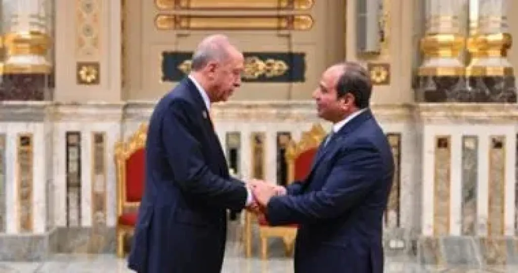 الرئيس السيسى وأردوغان يؤكدان ضرورة إنهاء الكارثة الإنسانية فى غزة ورفض التهجير