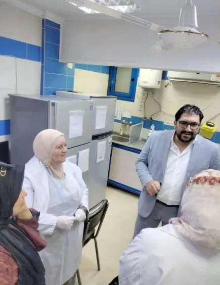 زيارة مفاجئة لمدير التأمين الصحي بالغربية إلى عيادة قطور الشاملة لمتابعة جودة الخدمات
