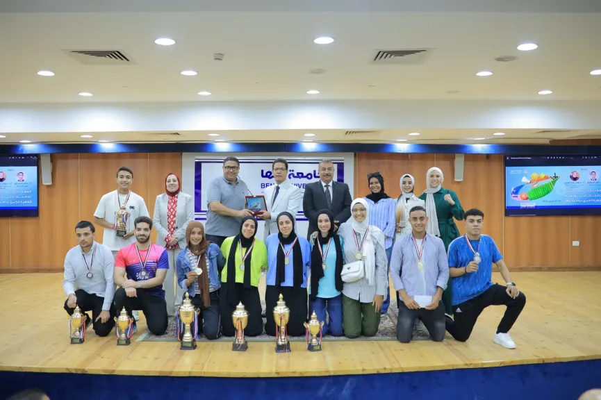 رئيس جامعة بنها يشهد ختام فعاليات المهرجان الرياضي الثالث لجامعات الدلتا وإقليم القاهرة الكبرى