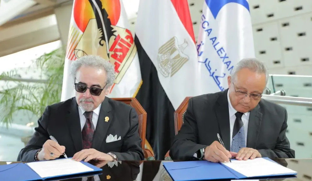 بروتوكول تعاون بين مكتبة الإسكندرية والنقابة العامة لاتحاد كتاب مصر