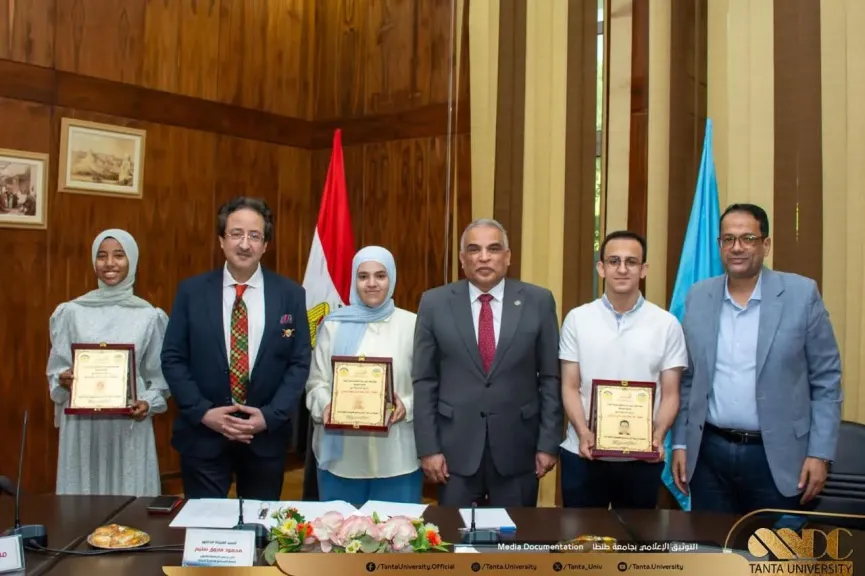 جامعة طنطا تكرم أوائل الثانوية العامة من أبناء الغربية وتؤكد دعمها للمتفوقين