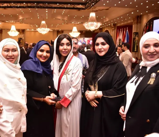الدكتور رانيا سبانو وضيوف المؤتمر من الدول العربية