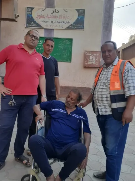 محافظ المنوفية يستجيب لمعاناة مشرد ويوفر له رعاية متكاملة