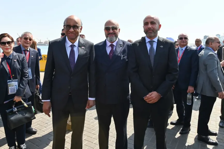 دي بي ورلد تستقبل رئيس جمهورية سنغافورة والوفد الرسمي المرافق له بميناء السخنة