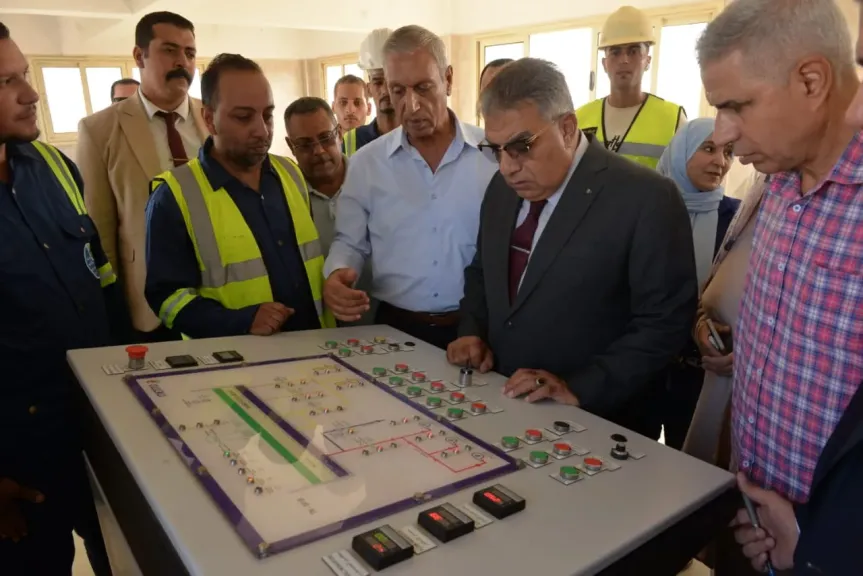 محافظ الدقهلية يعلن بدء تشغيل محطة بلقاس ”ابو عرصة”