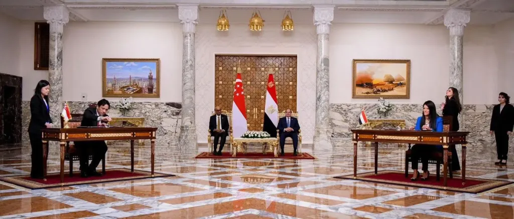مذكرة تفاهم بين «مصر» و«سنغافورة »للتعاون في الطاقة المتجددة والموانئ والتعليم والتحول الرقمي