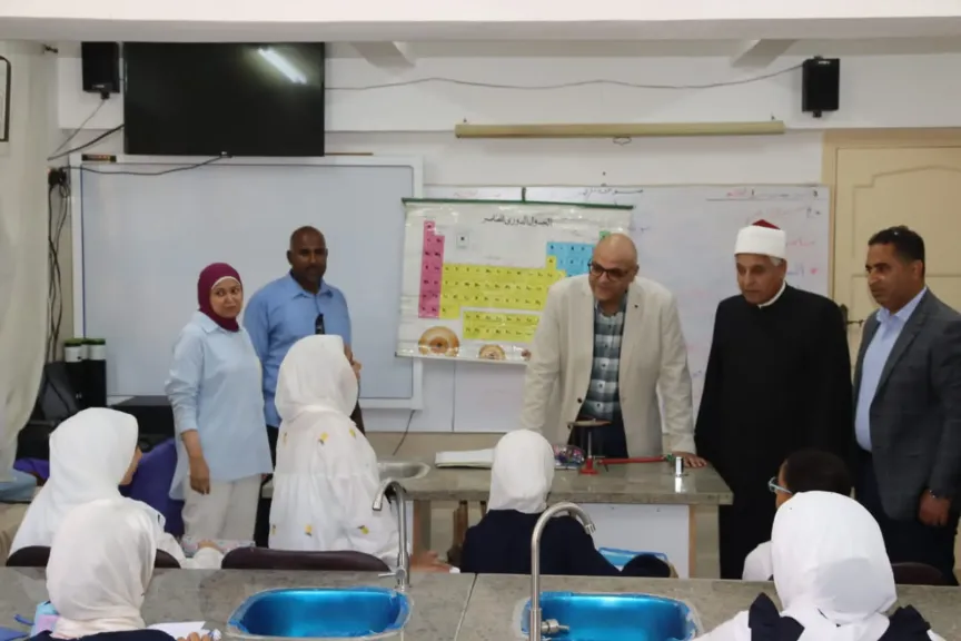 محافظ القليوبية يتفقد المعاهد الأزهرية ببنها في بداية العام الدراسي الجديد
