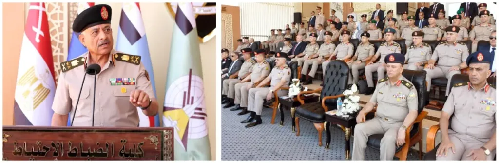 وزير الدفاع يشهد حفل تخرج الدفعة 168 من كلية الضباط الاحتياط