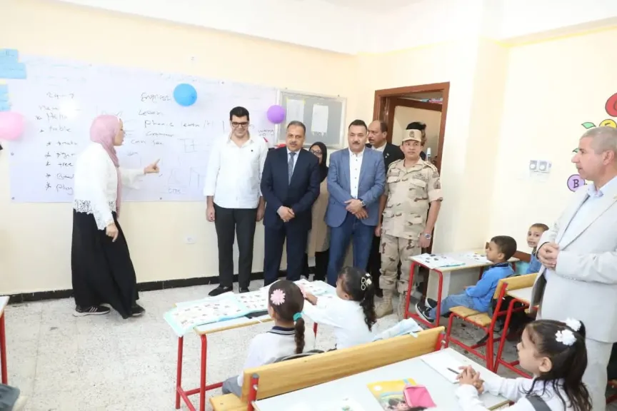 افتتاح مدرستين بأبو حماد بتكلفة تخطت 41 مليون جنيها بالشرقية