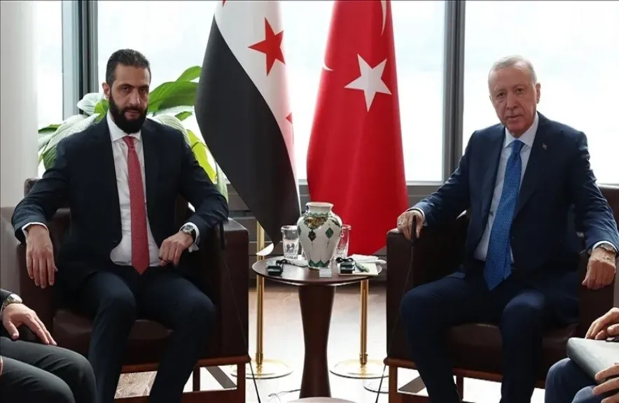 أردوغان يستضيف الشرع في البيت التركي بنيويورك