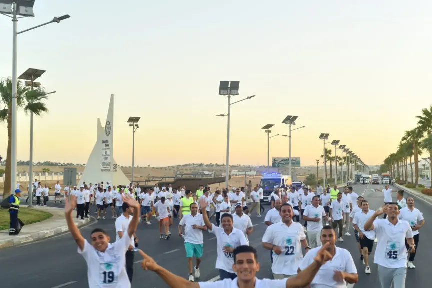 257 متسابقا يشاركون بماراثون الخير بشرم الشيخ