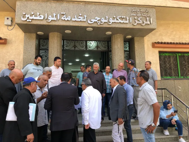 محافظ الدقهلية في جولة مفاجئة بالمركز التكنولوجي بميت غمر