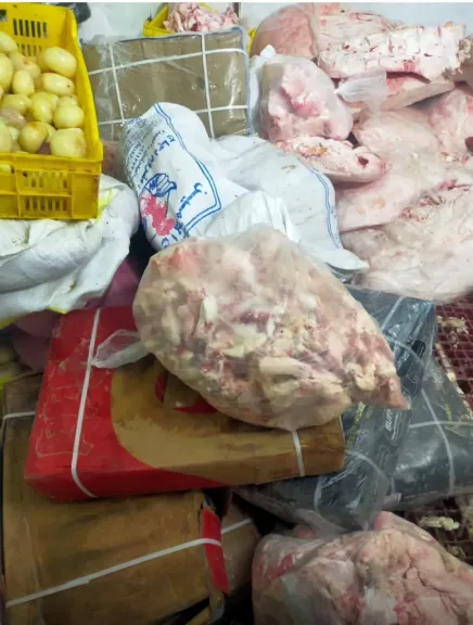 ضبط 3600 كجم دهن حلواني مجهول المصدر بشبين القناطر