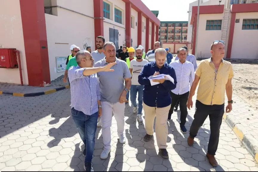 جولة تفقدية بمحطة مياه المحلة الكبرى لمتابعة أعمال التأهيل وزيادة القدرة الإنتاجية