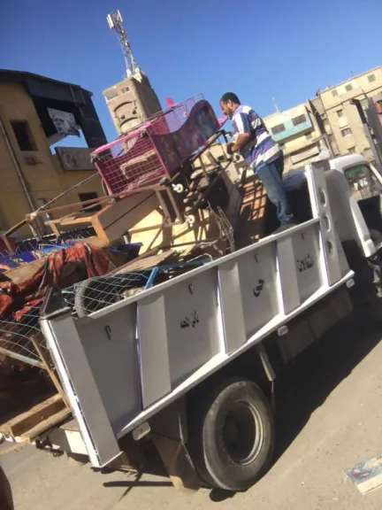 حملة لرفع إشغالات الطريق بحي ثان المحلة الكبرى