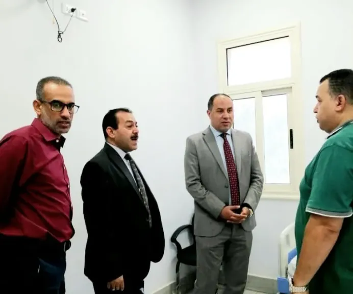 زيارة ميدانية لرئيس مجلس إدارة المؤسسة العلاجية بمبرة المعادي