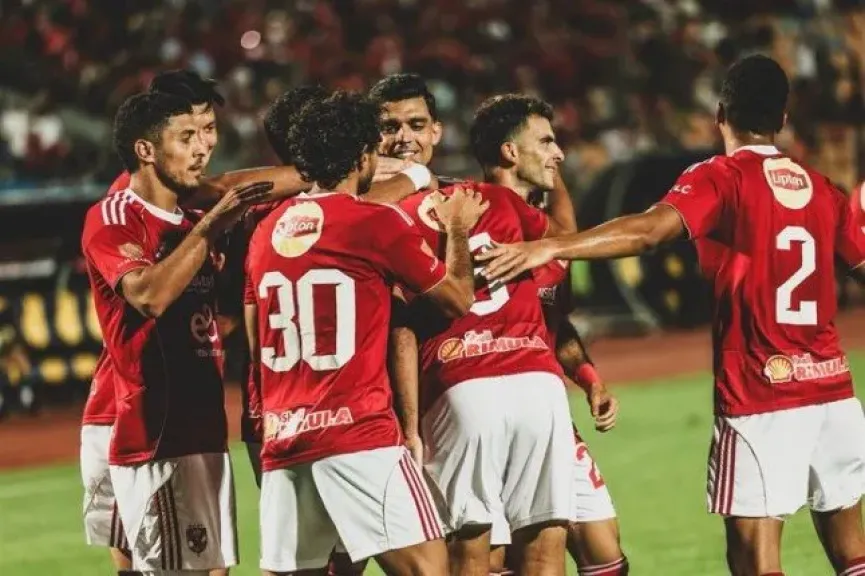 الأهلي ينهي الشوط الأول بالتقدم على كهرباء الإسماعيلية بثنائية نظيفة