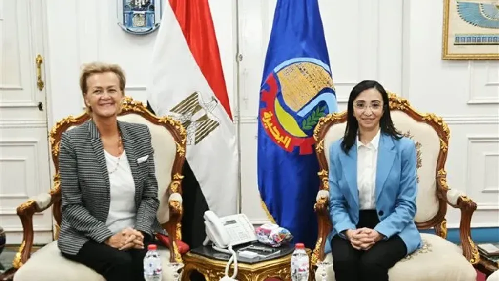 محافظ البحيرة تستقبل سفيرة الاتحاد الأوروبي لبحث سبل التعاون