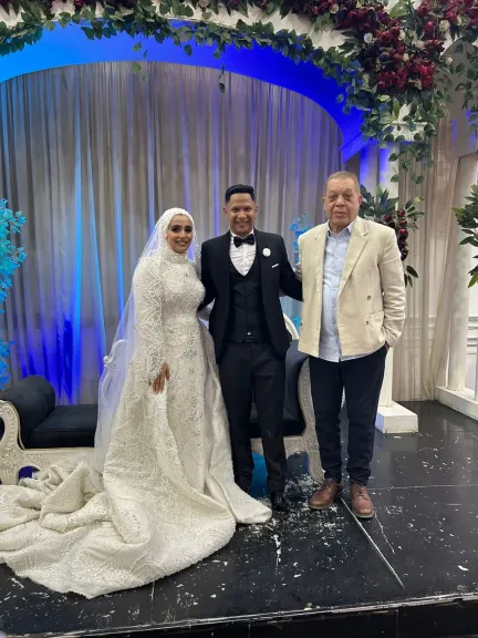 شرشر يهنئ الأستاذ هشام حجاج والأستاذ محمد خيرة بزفاف بسنت ومصطفى