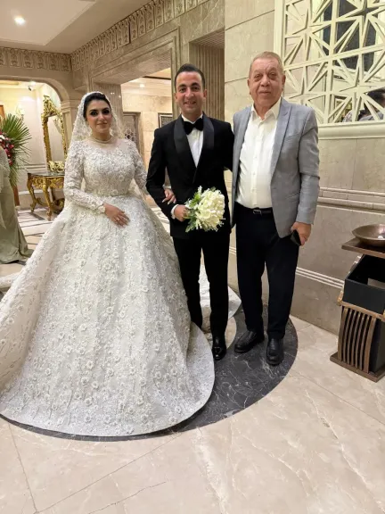 النائب أسامة شرشر يهنئ اللواء أشرف شرشر والمهندس أحمد زين بمناسبة زفاف العروسين كريم ونسمة