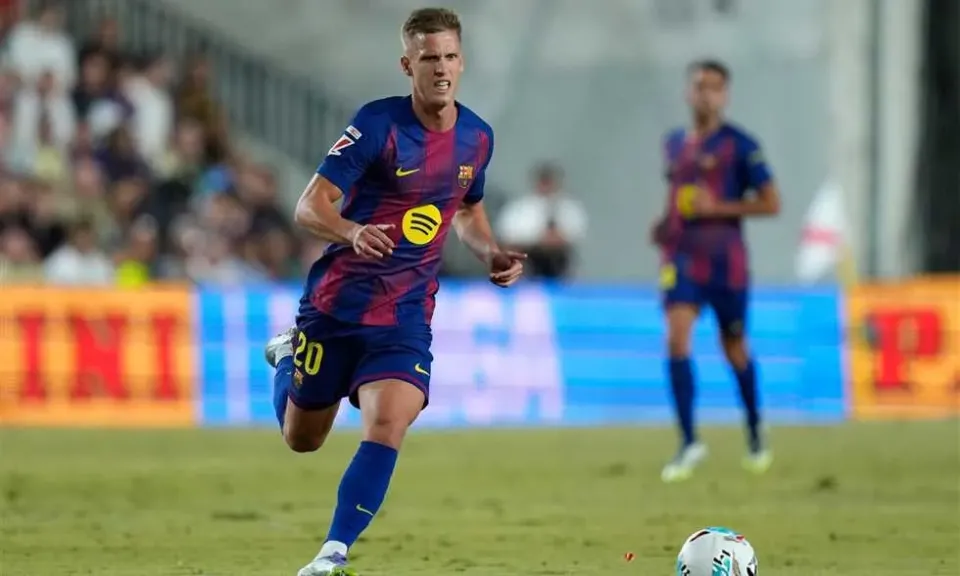 برشلونة يعلن تفاصيل إصابة داني أولمو