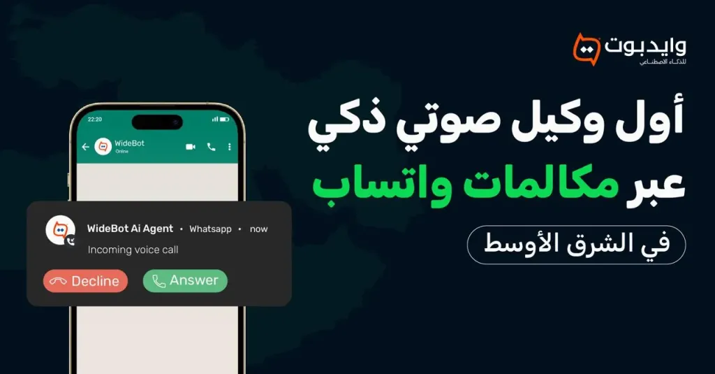 «وايدبوت» تُطلق أول وكيل ذكي يستقبل مكالمات العملاء على واتساب للأعمال