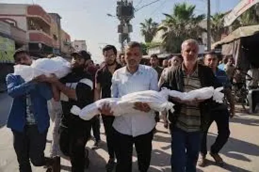 بنيران جيش الاحتلال الإسرائيلي .. استشهاد 6 فلسطينيين وأصيب آخرون شرقي مدينة غزة