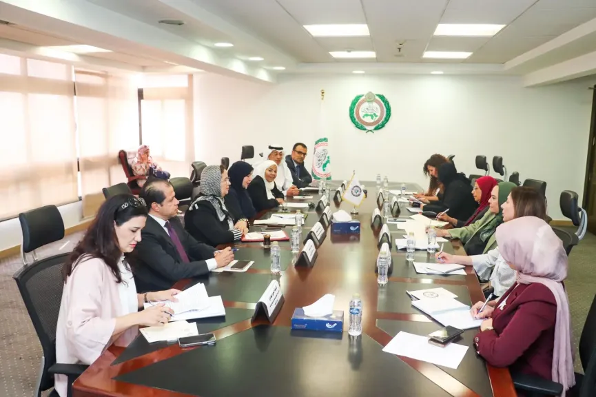 البرلمان العربي يعقد اجتماعًا مع ائتلاف البرلمانيات من الدول العربية لمناهضة العنف ضد المرأة