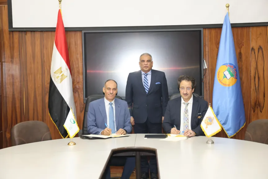 بروتوكول تعاون بين البريد المصري وجامعة طنطا لتقديم الخدمات المالية داخل الجامعة