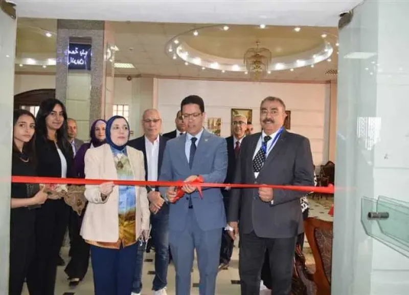 جامعة بنها تفتتح معرض مشروعات طلابية في العلوم الإنسانية ضمن فعاليات المؤتمر الطلابي الرابع