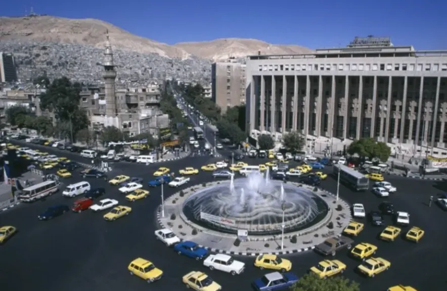 وسط العاصمة السورية دمشق