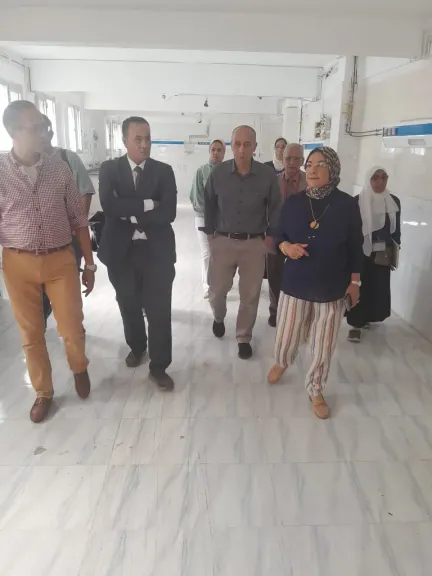 مدير الخدمات الطبيه والفنية بالمؤسسة العلاجية في زيارة مفاجئة لدار الولاده ”الماترنتيه بالإسكندرية