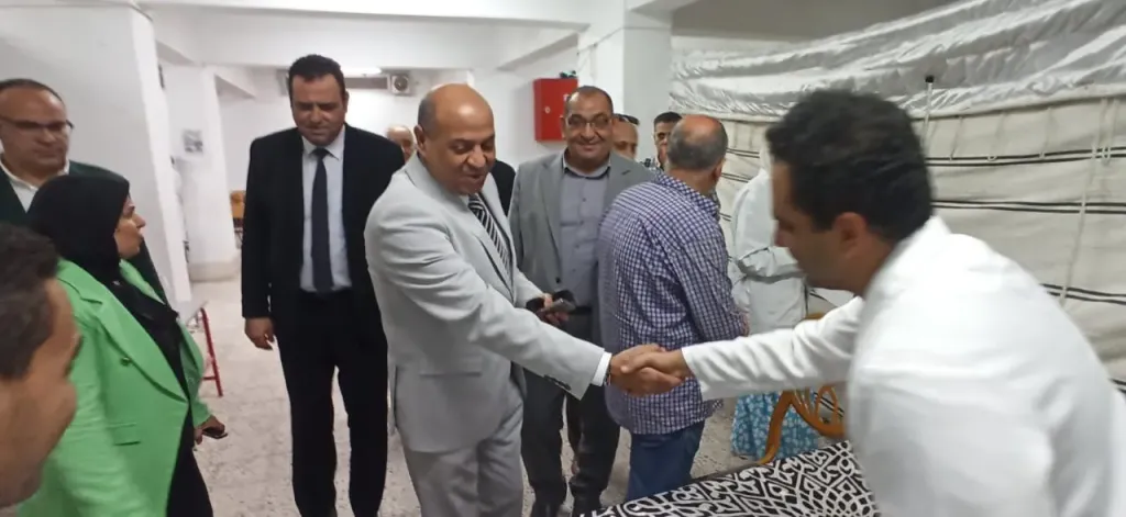 الرشيدي يفتتح فعاليات قافلة الكبد المصري الطبية المجانية للعاملين بتعليم الدقهلية