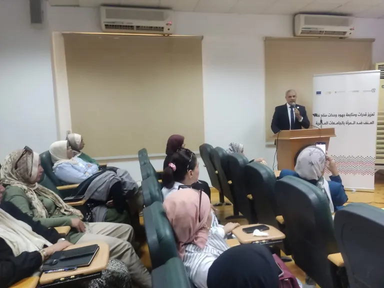 المجلس القومي للمرأة ينظم ورشة تدريبية بعنوان”العنف الإلكتروني والأمن السيبراني” وذلك بالتعاون مع وحدة مناهضة العنف ضد المرأة بجامعة السويس”