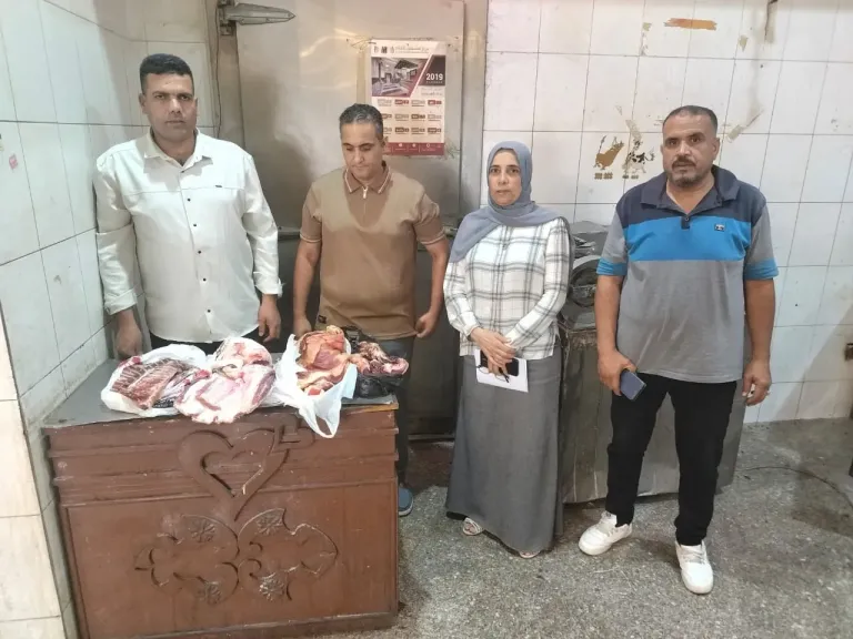 ضبط 35 طن لحوم وأسماك ودواجن مجمدة غير صالحة للاستهلاك الآدمي فى البحيرة